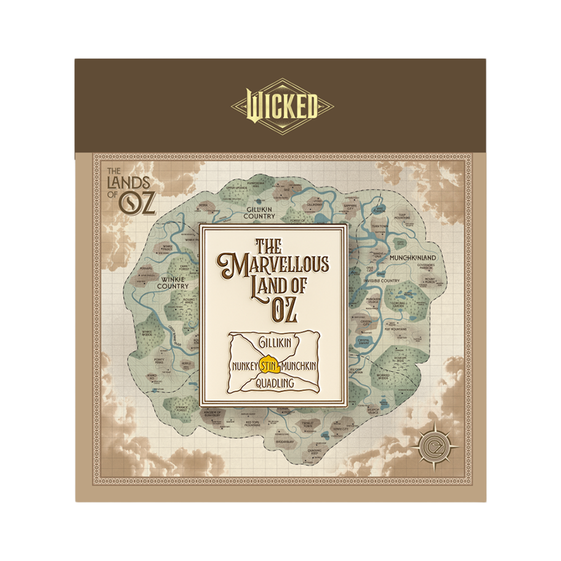 위키드 x 블루밍테일 오즈 뱃지(Wicked x Bloomingtale Oz Badge)
