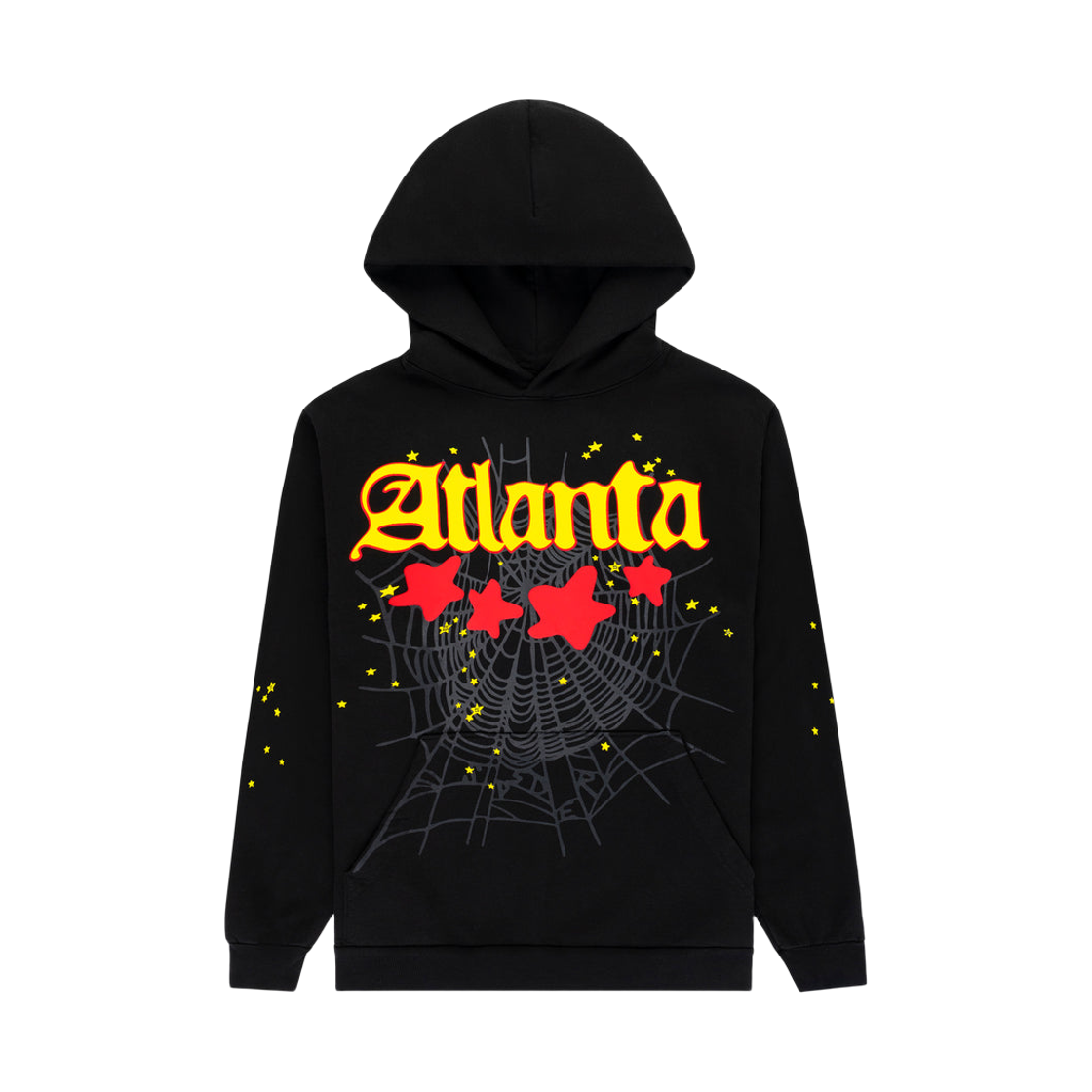 스파이더 애틀란타 후드 블랙(Sp5der Atlanta Hoodie Black)