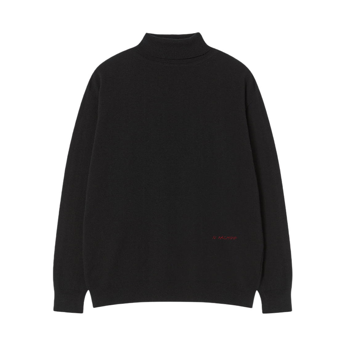 엔 아카이브 럭스 캐시미어 블렌드 터틀넥 니트 블랙(N ARCHIVE Luxe Cashmere Blend Turtle Neck Knit Black)