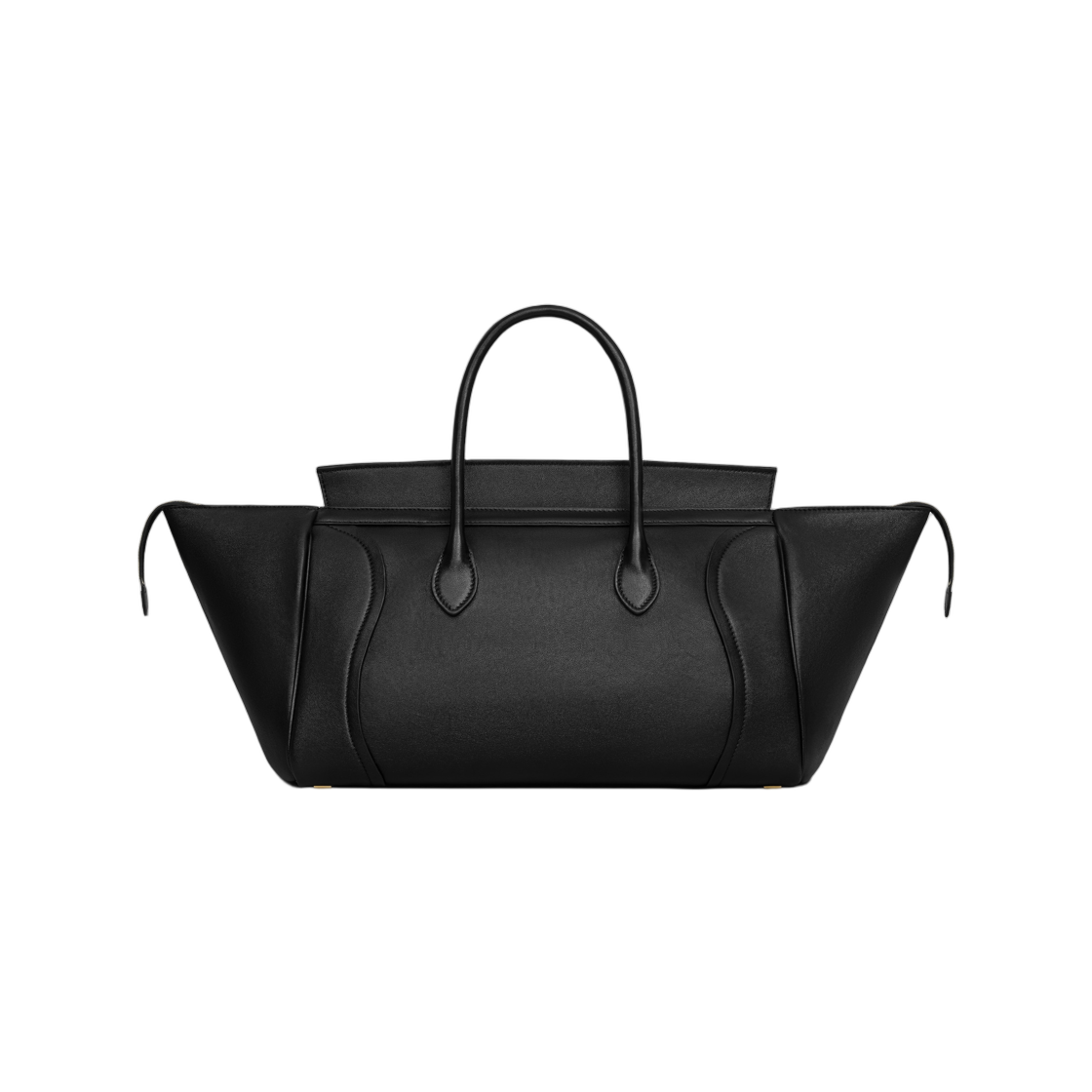 셀린느 미디움 뉴 러기지 서플 샤이니 램스킨 블랙(Celine Medium New Luggage in Supple Shiny Lambskin Black) - 3