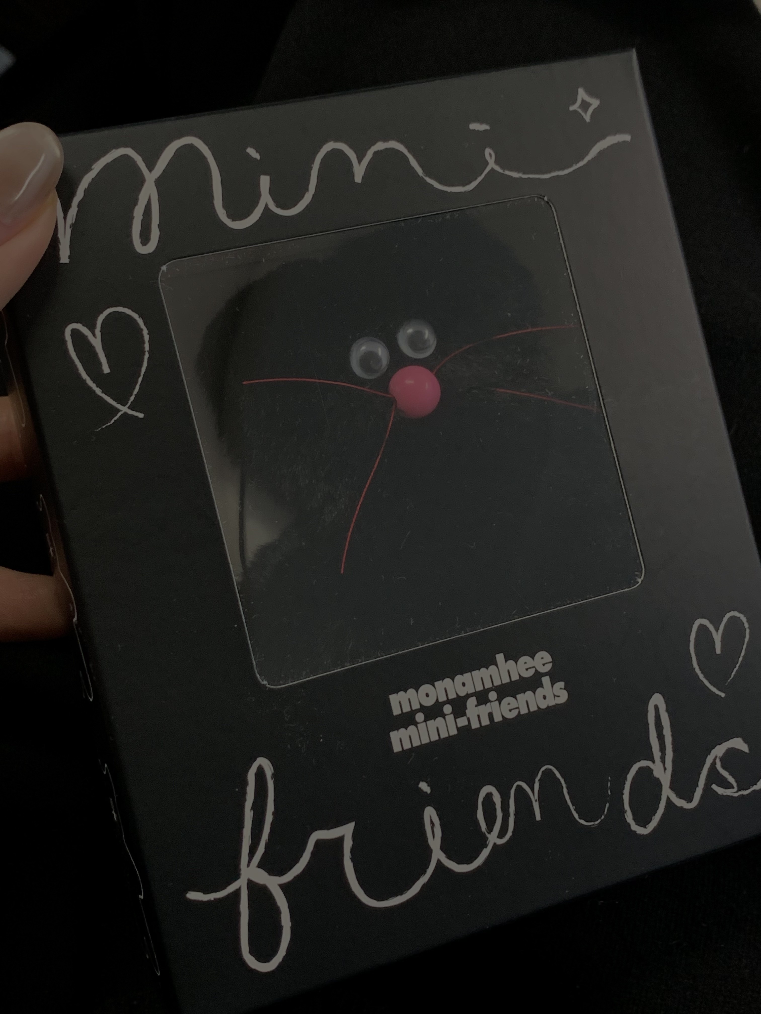 Monamhee Beulpingi Mini Friends Phone Strap Black 착용 스타일