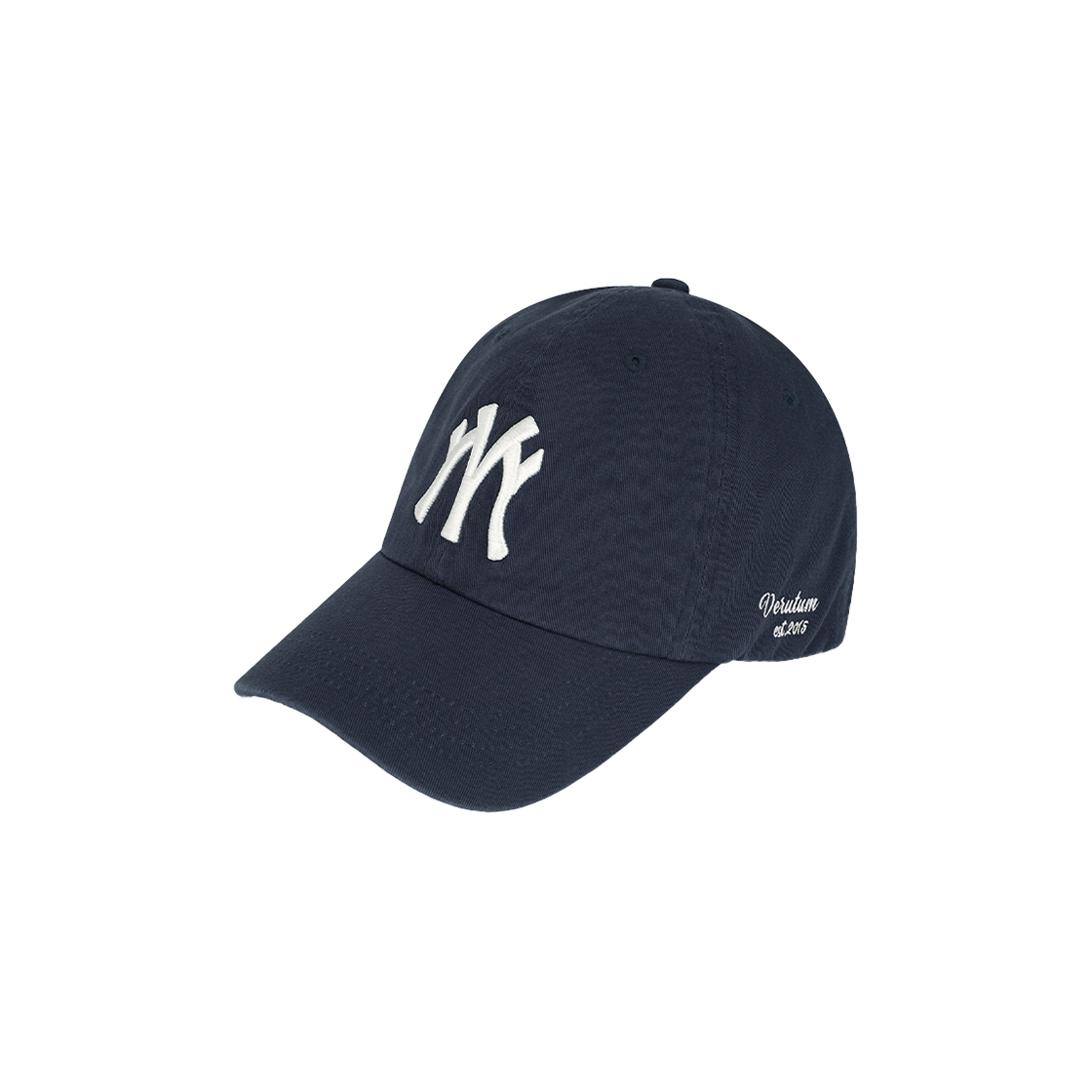 HW-BC238B/NV VERUTUM BC238B VRM Symbol Logo Bio Washing Cap Navy
