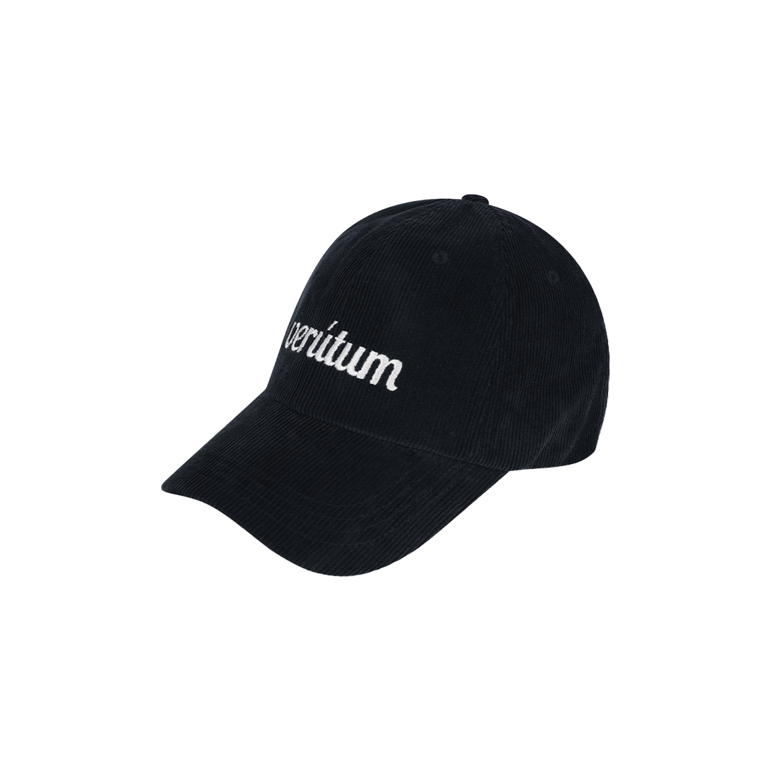 베루툼 BC210CD 펑키 세리프 베루툼 코듀로이 볼 캡 네이비(VERUTUM BC210CD Funky Serif Verutum Coduroy Ball Cap Navy)