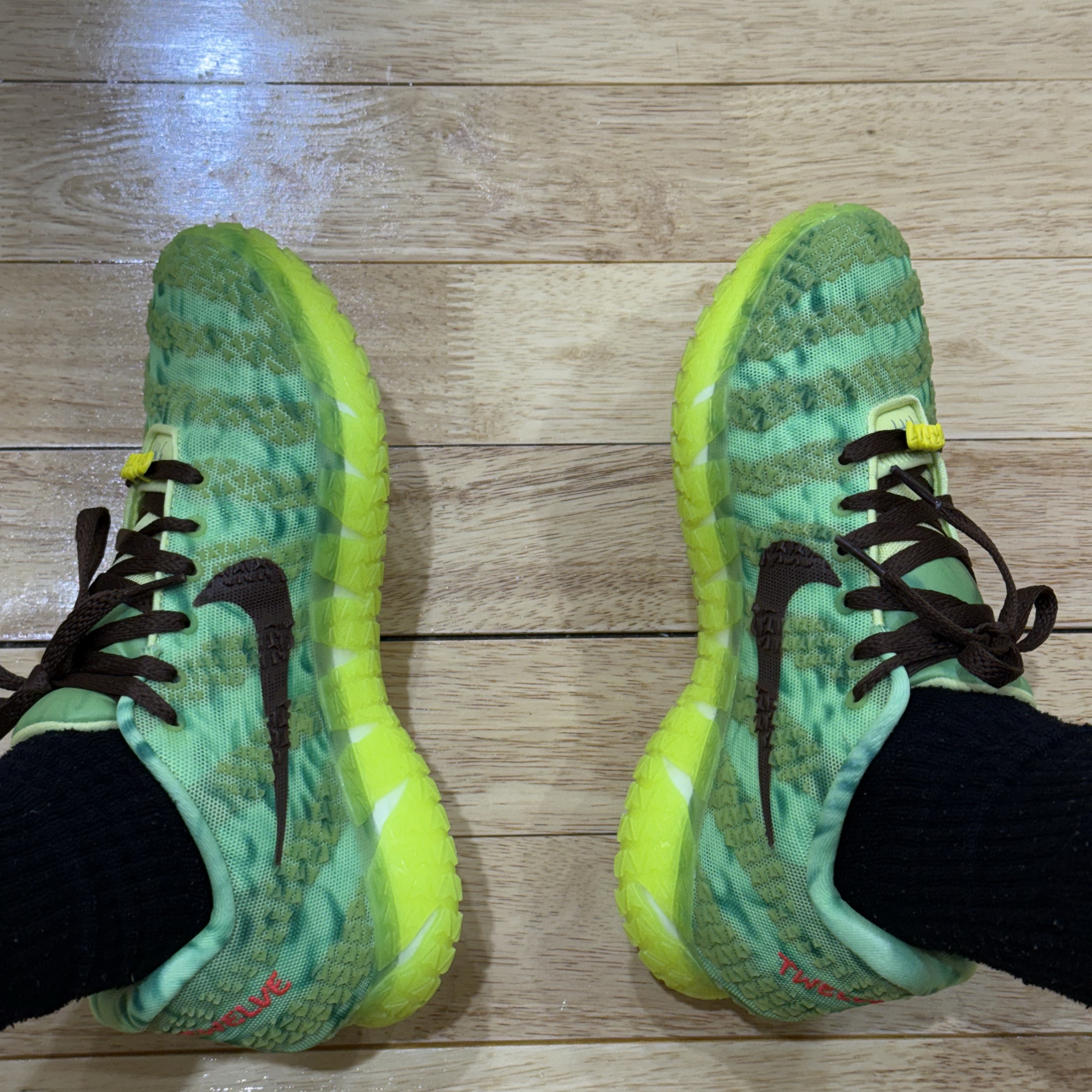 Nike Ja 3 EP Light Lemon Twist Hemp 착용 스타일 - 3