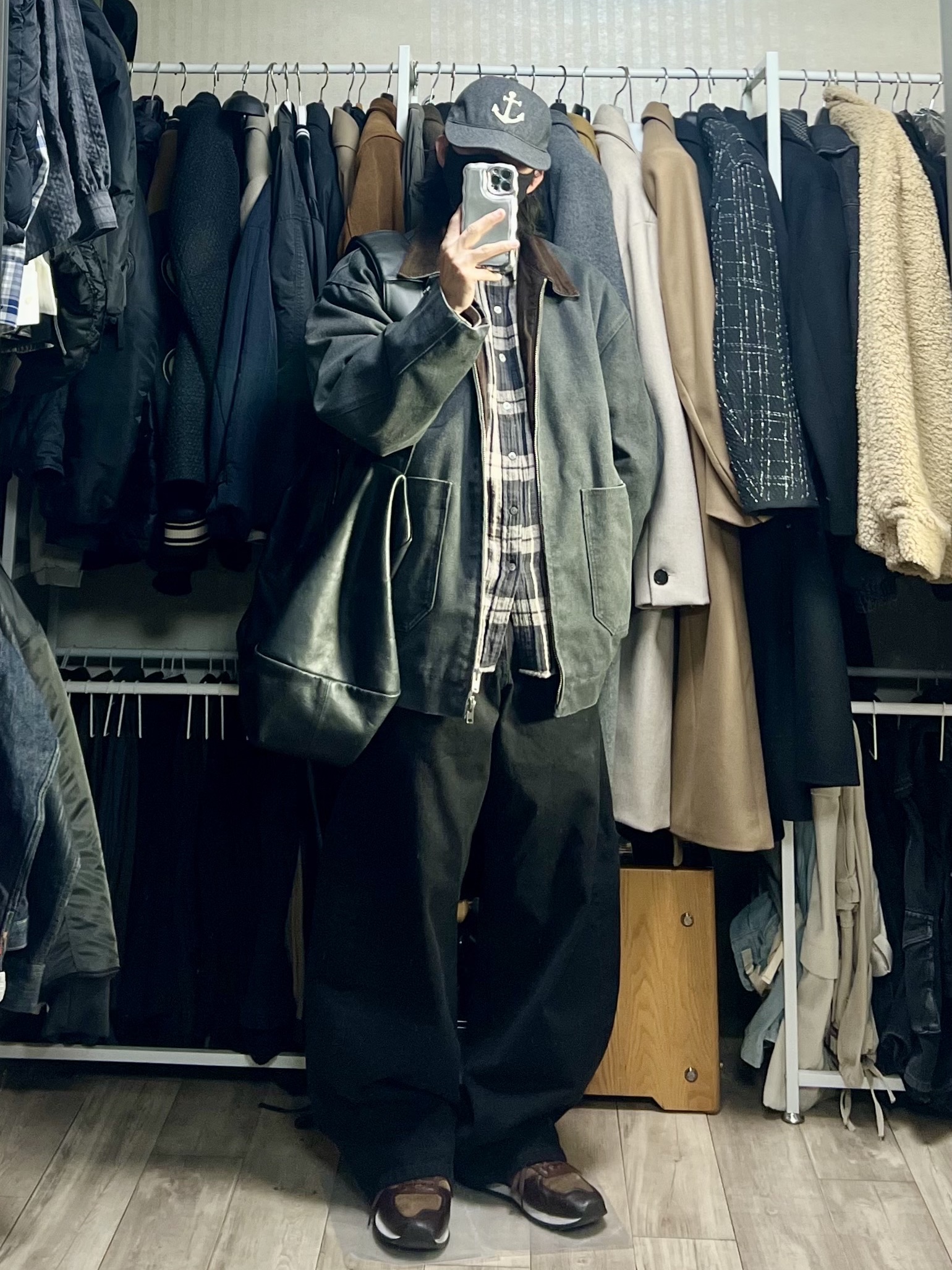 New Balance 730 Made in UK Earth French Roast 착용 스타일