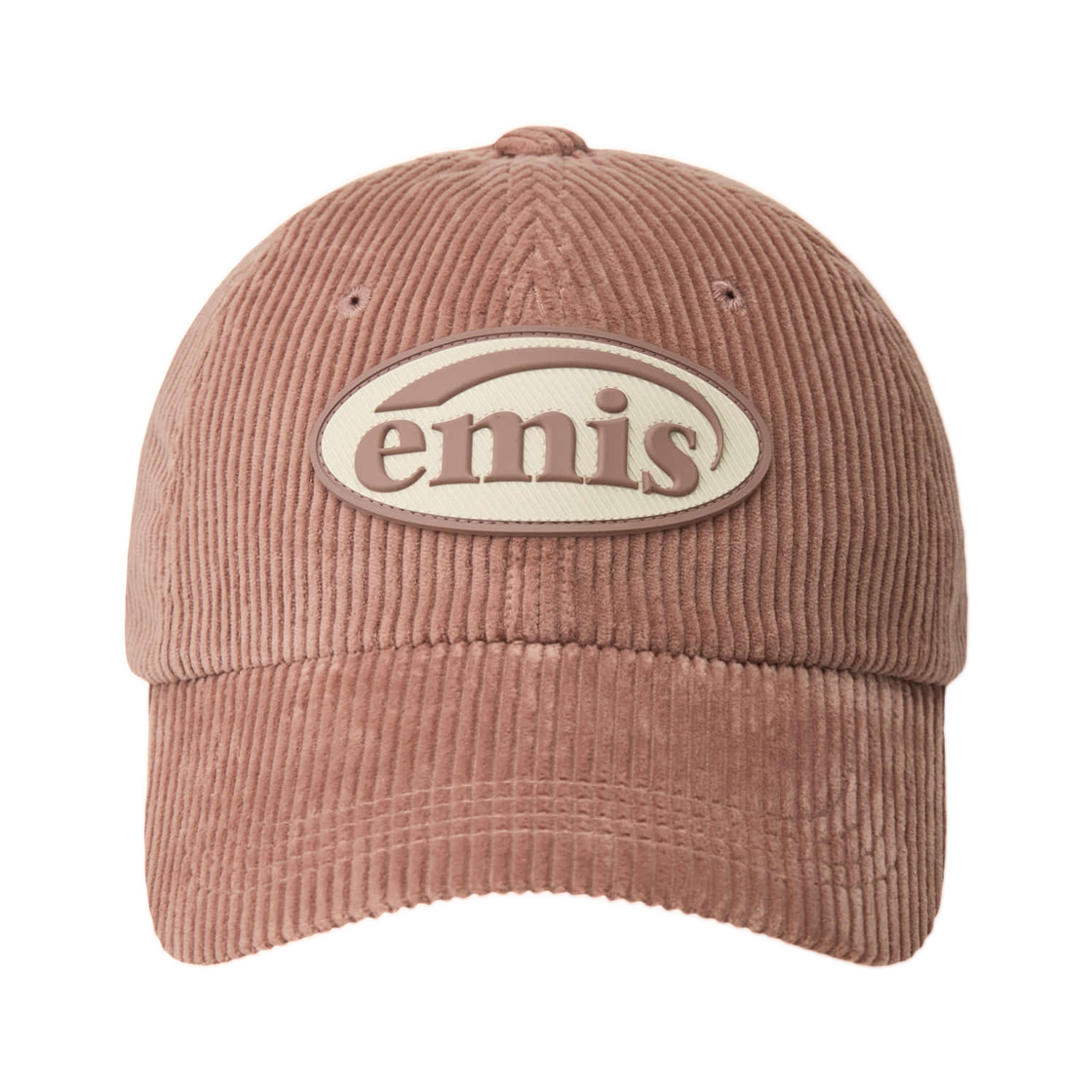 이미스 러버 패치 코듀로이 볼 캡 핑크(Emis Rubber Patch Corduroy Ball Cap Pink) - 1