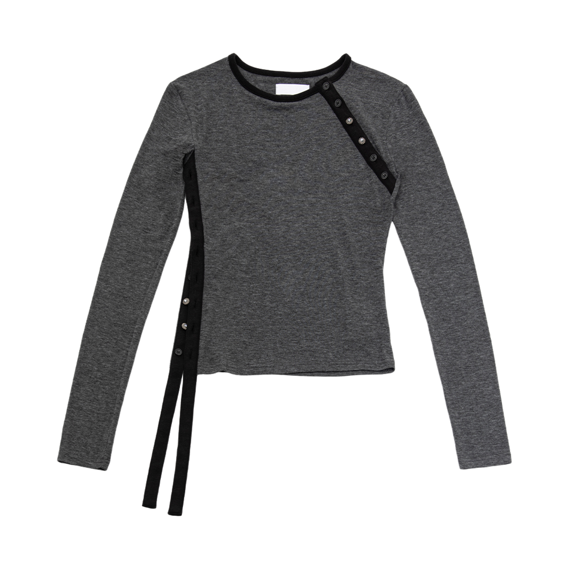 웻태그 사이드 스트랩 버튼 탑 차콜(WET TAG Side Strap Button Top Charcoal)