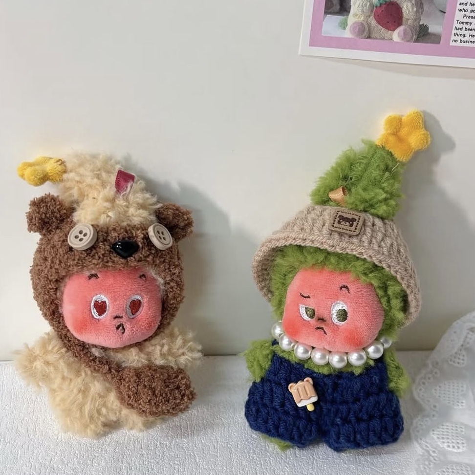 Pop Mart Twinkle Twinkle Savor the Moment Series-Fresh-Baked Mini Cookies Plush Pendant Matcha Crisp (Opened Case), Pop Mart Twinkle Twinkle Savor the Moment Series-Fresh-Baked Mini Cookies Plush Pendant Coconut Crisp (Opened Case) 착용 스타일