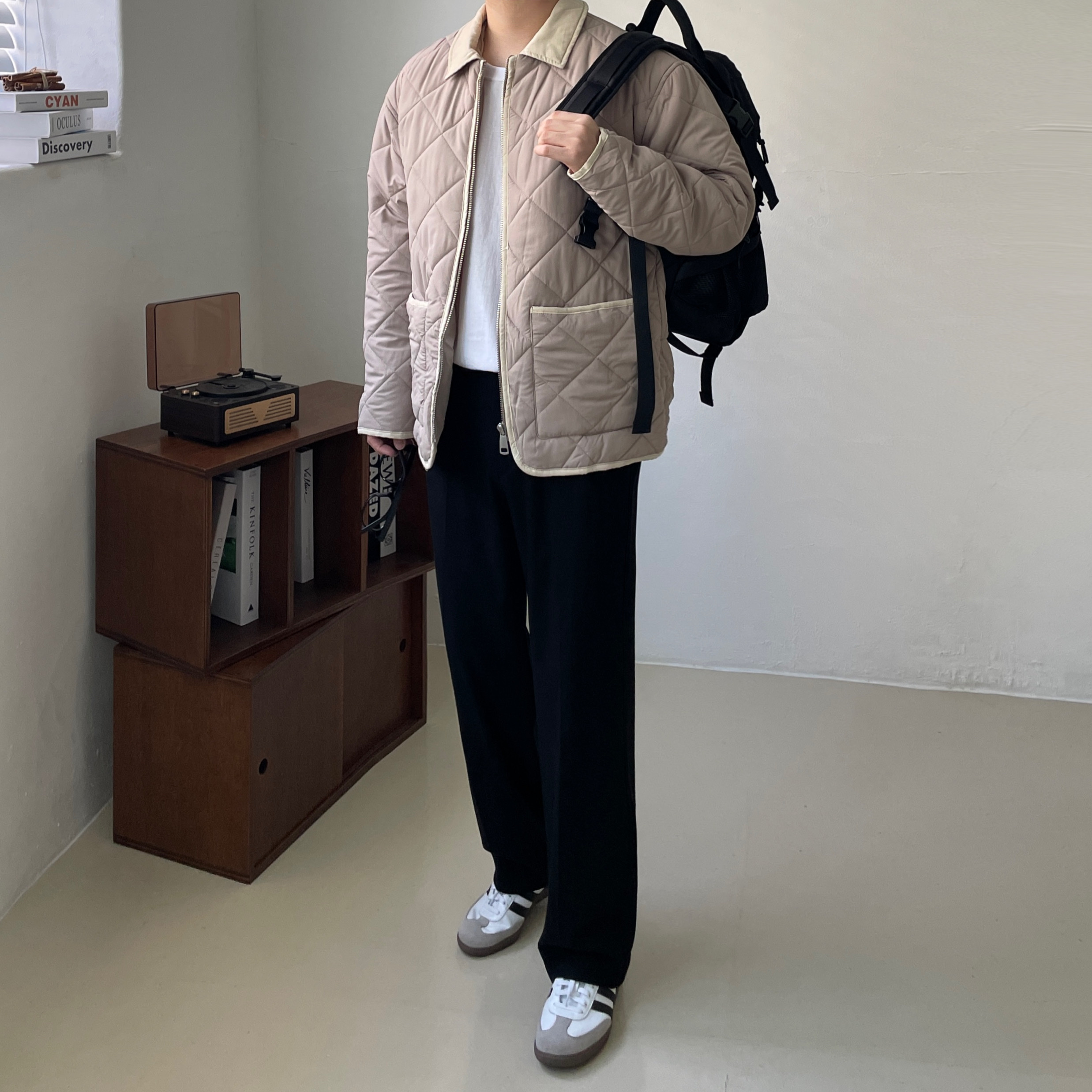 Adidas Samba OG Cloud White 착용 스타일 - 5
