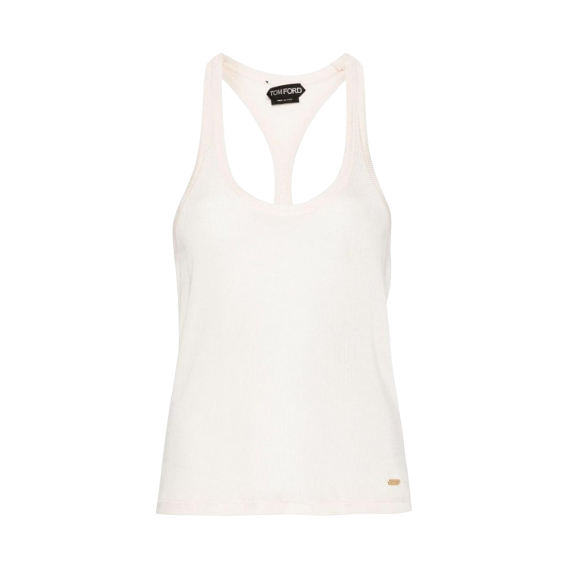 TSJ565-JEX079-AW013 (W) Tom Ford Jersey Tank Top Beige