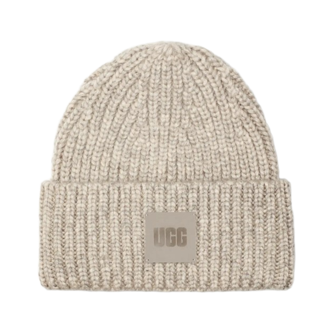 20061-LGRY (W) UGG Chunky Rib Beanie Light Grey