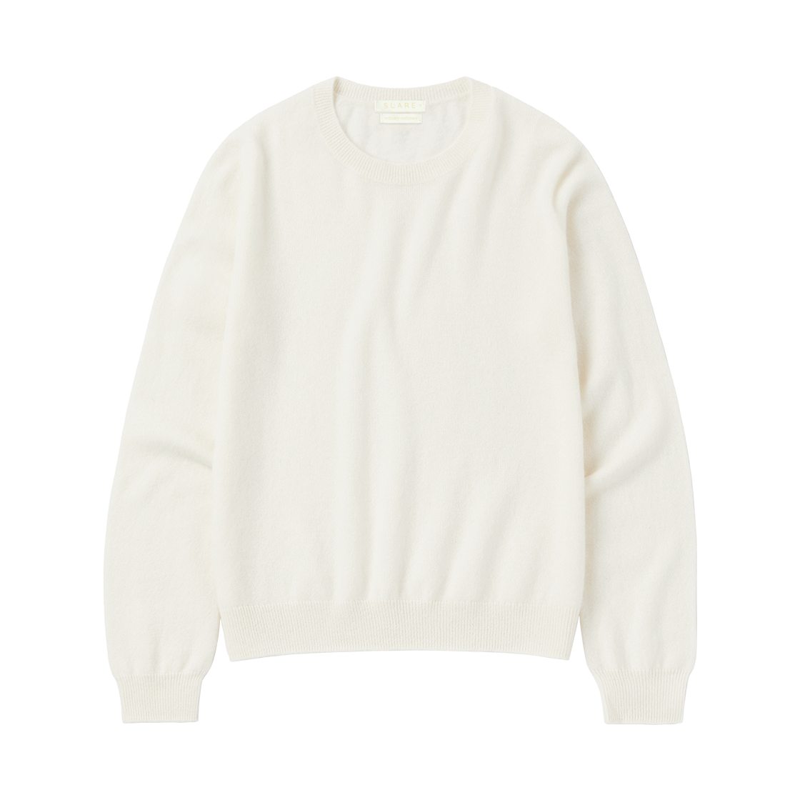 SBDAWLKN011IV [예약배송] Suare women cashmere 100 wholegarment knit ivory