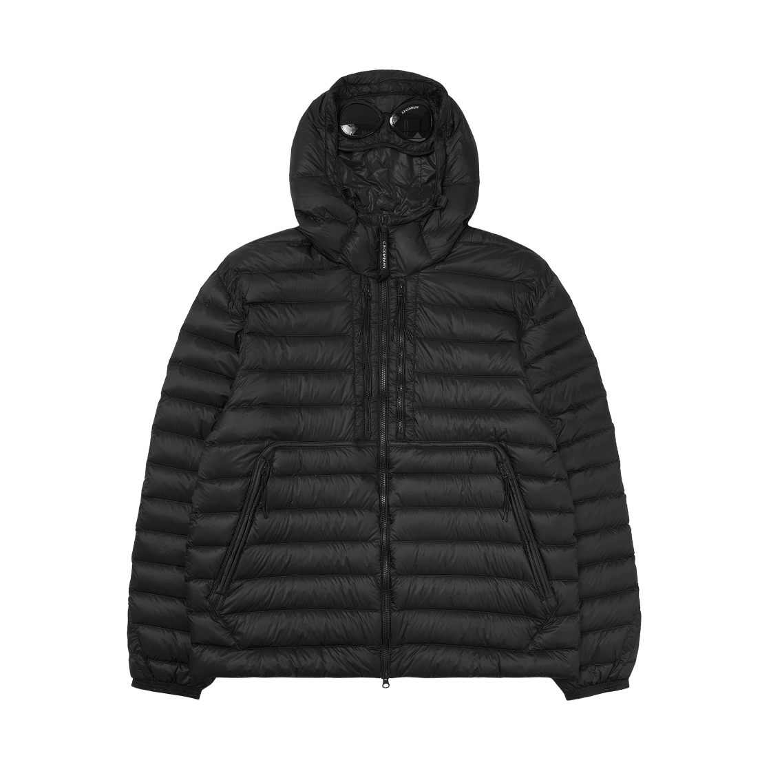 C.P. 컴퍼니 D.D. 쉘 고글 다운 자켓 블랙 - 24FW(C.P. Company D.D. Shell Goggle Down Jacket Black - 24FW)