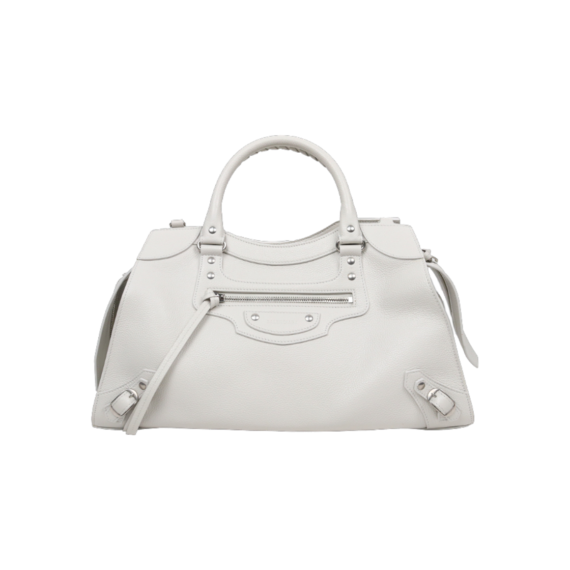ITOO9EF8DEEI Balenciaga White Neo Classic Shoulder Bag C-A39513