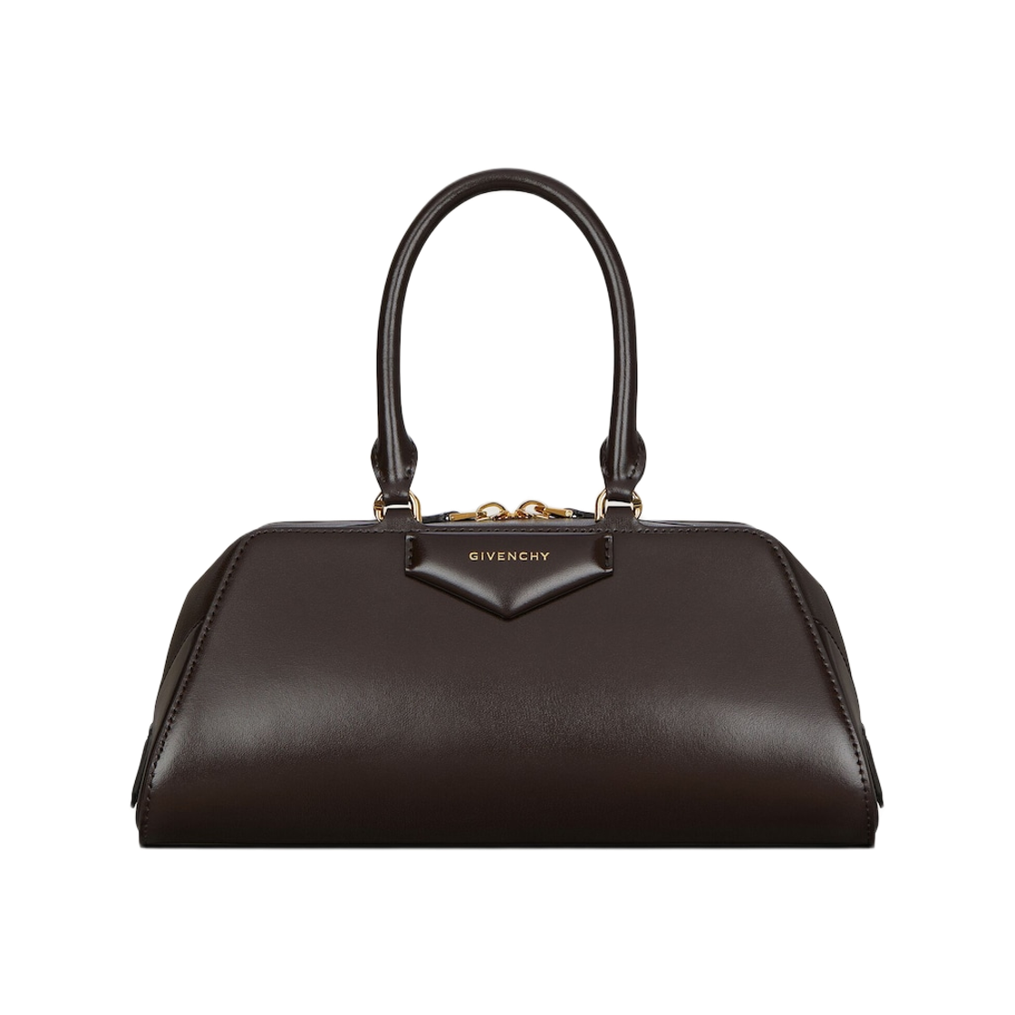 지방시 안티고나 박스 레더 스몰 이스트 웨스트 백 초콜릿(Givenchy Antigona Box Leather Small East-West Bag Chocolate)