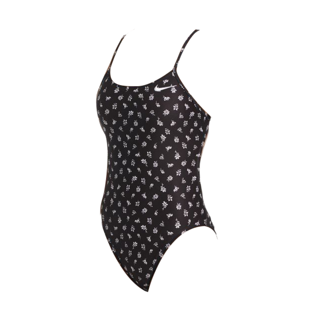 (W) 나이키 스윔 블룸 러쉬 컷 아웃 블랙((W) Nike Swim Bloom Rush Cut Out Black) - 1