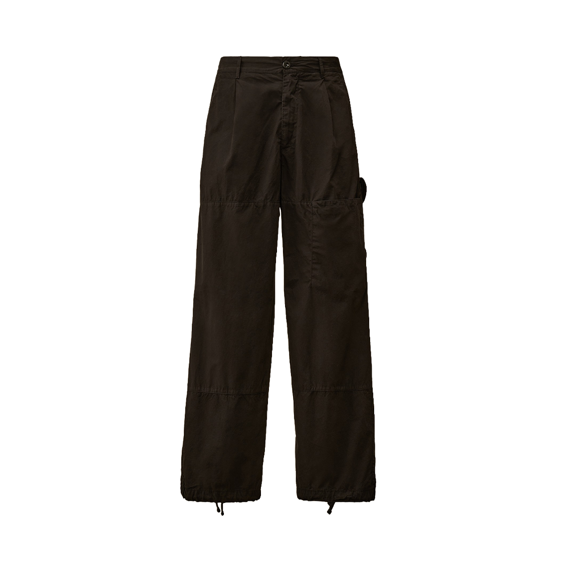 C.P. 컴퍼니 마이크로랩스 박시 팬츠 블랙 - 25FW(C.P. Company Microreps Boxy Pants Black - 25FW)