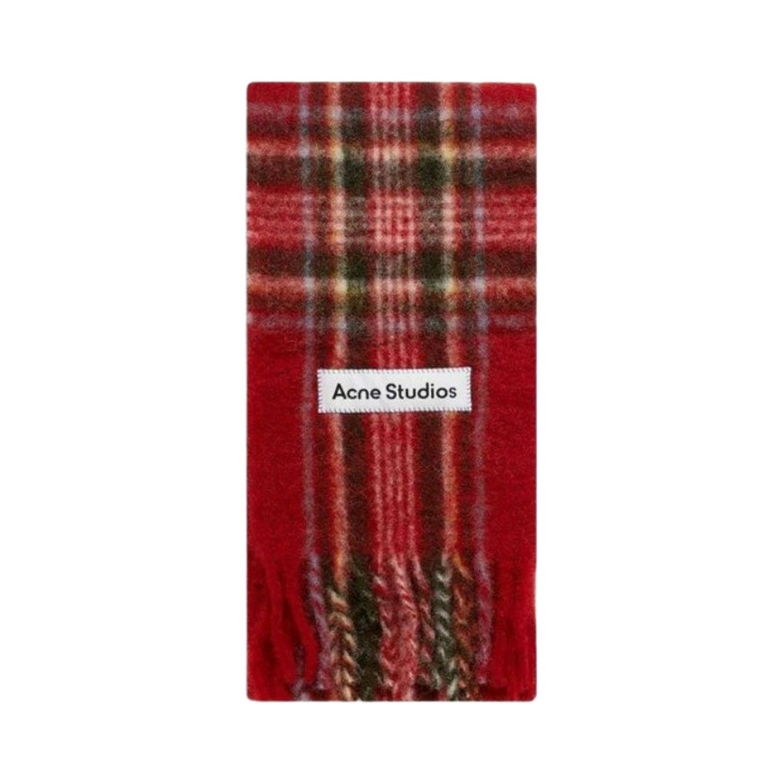 아크네 스튜디오 타탄 체크 머플러 레드(Acne Studios Tartan Check Muffler Red) - 1