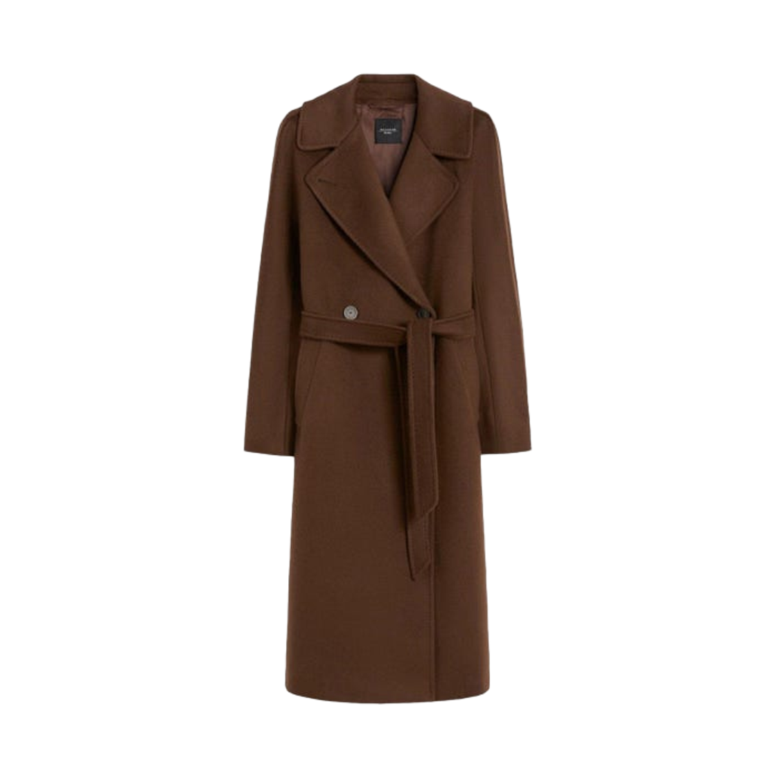 (W) 위켄드 막스마라 레지나 버진 울 코트 초콜릿((W) Weekend Max Mara Resina Virgin Wool Coat Chocolate) - 1