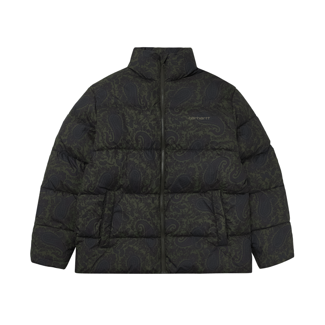 I032262-20P-XX Carhartt WIP Springfield Jacket Plant Black Paisley Print
