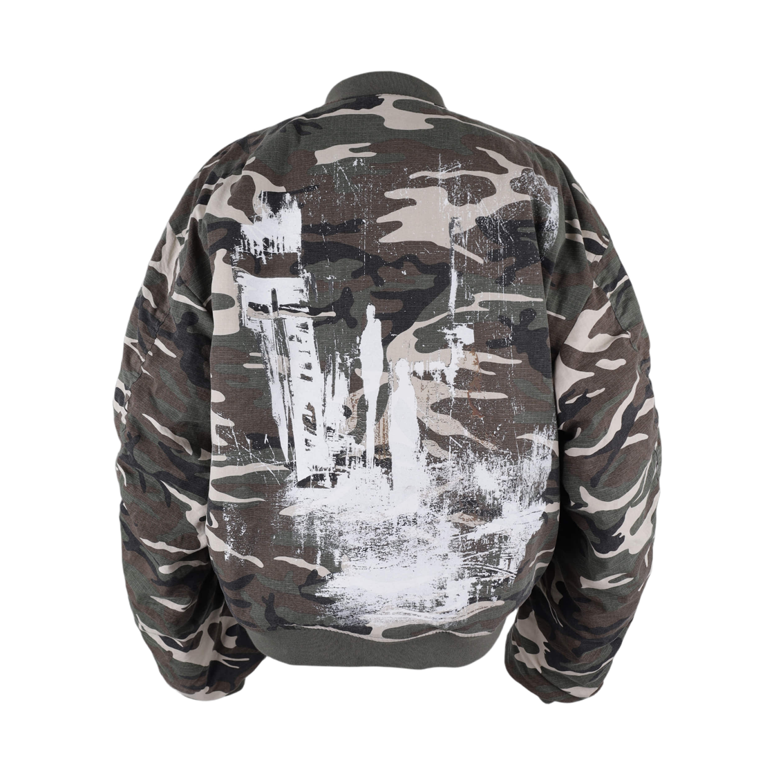 어웬드 카모 봄버 자켓 메시아(Awende Camo Bomber Jacket Messiah)