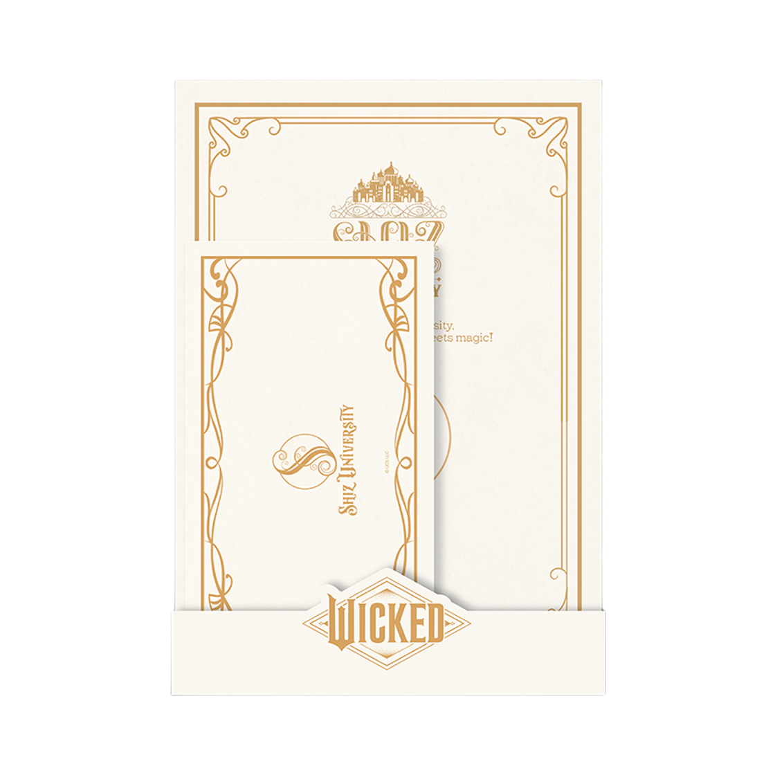위키드 x 블루밍테일 쉬즈 편지지 세트(Wicked x Bloomingtale Shiz Letter Set)