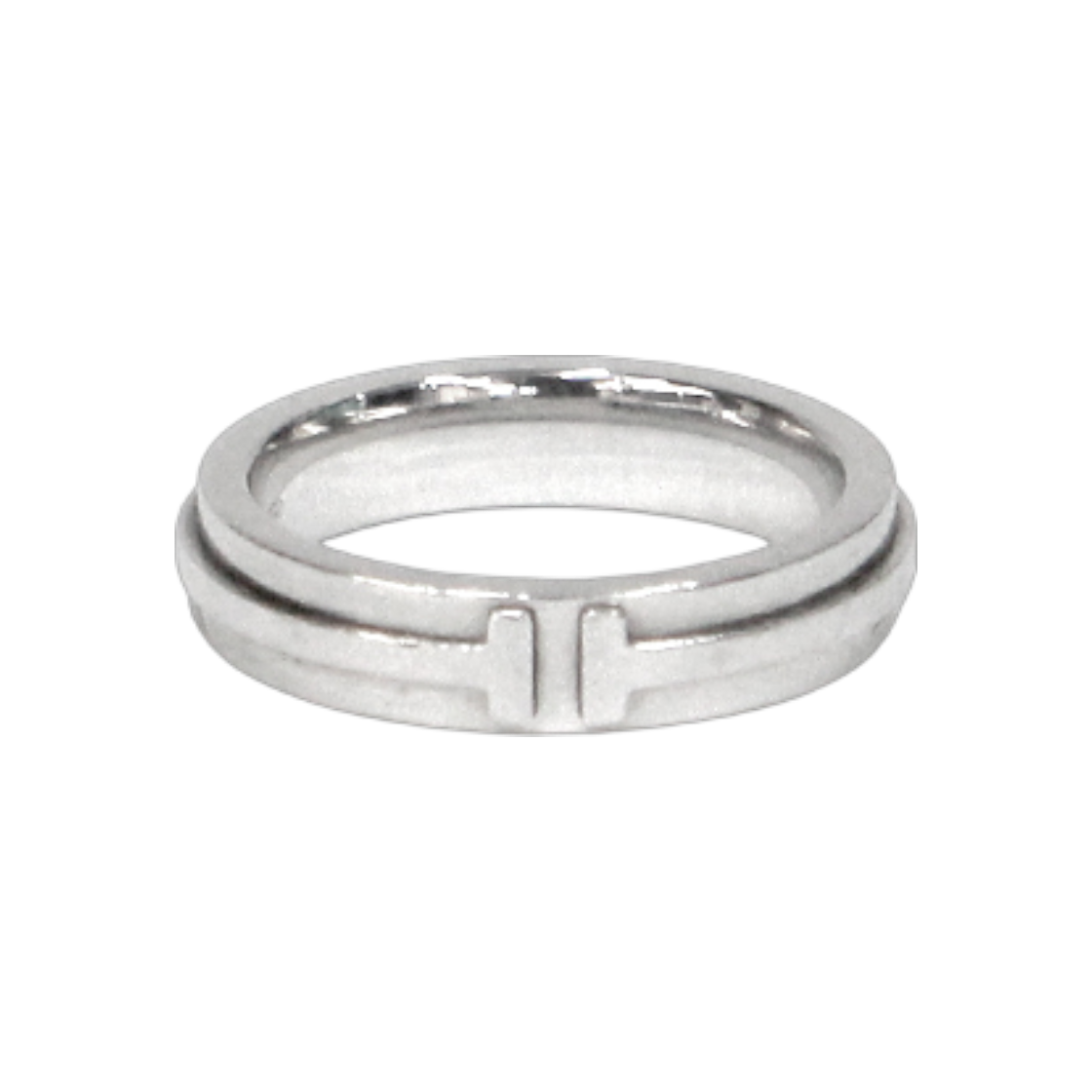 티파니앤코 18K 화이트 골드 네로우 반지 D-B40814(Tiffany & Co. 18K White Gold Narrow Ring D-B40814)