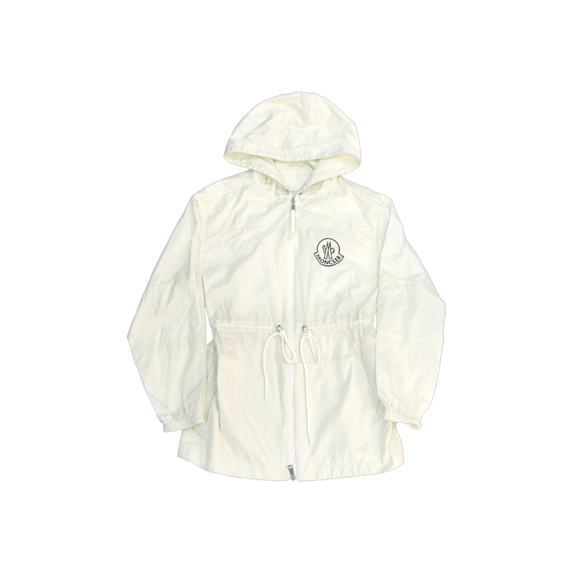ITR2IEORW5FJ Moncler White Hooded Jacket A-C41326