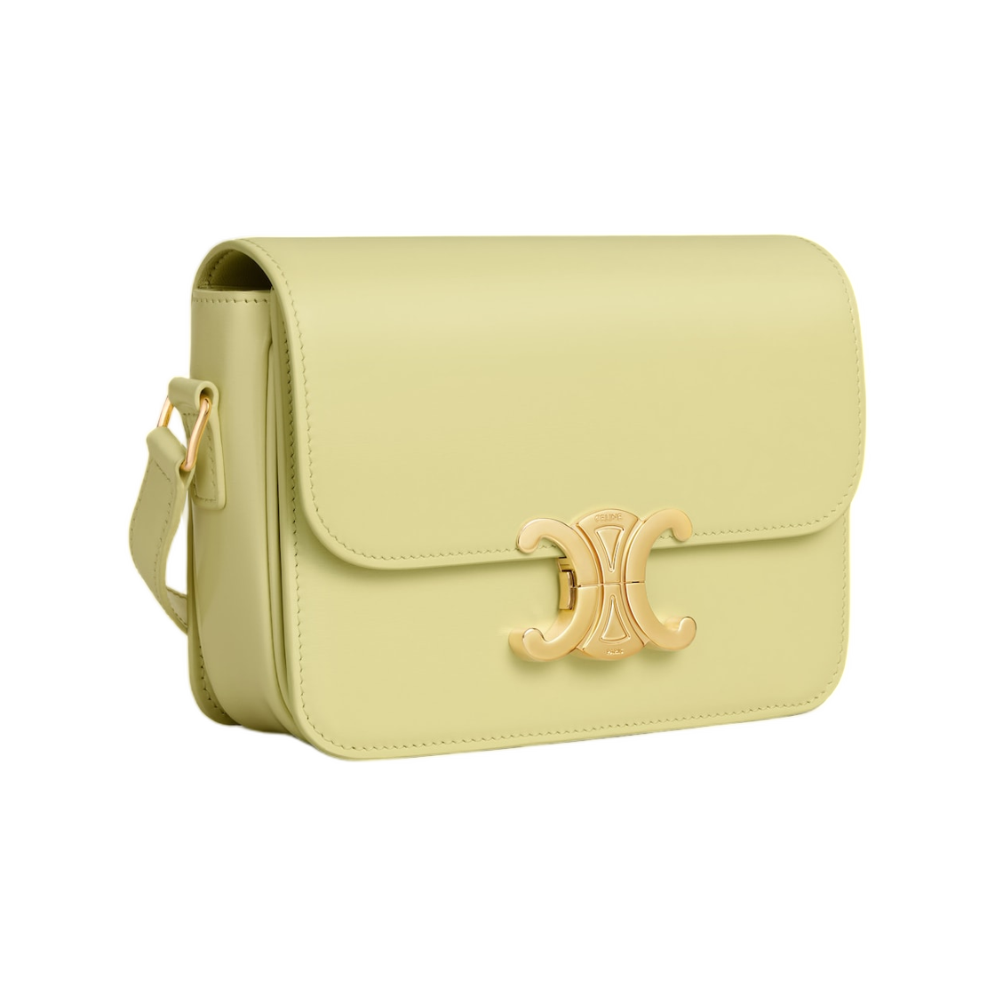 셀린느 틴 트리옹프 백 샤이니 카프스킨 시트러스(Celine Teen Triomphe Bag in Shiny Calfskin Citrus) - 2