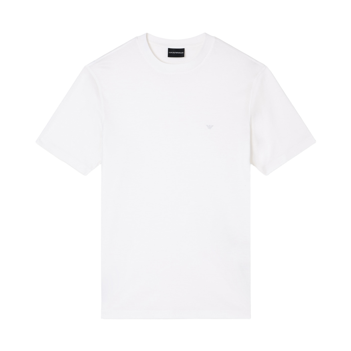 EM003137AF10761U0003 Emporio Armani Travel Essentials Lyocell Blend Jersey T-Shirt White