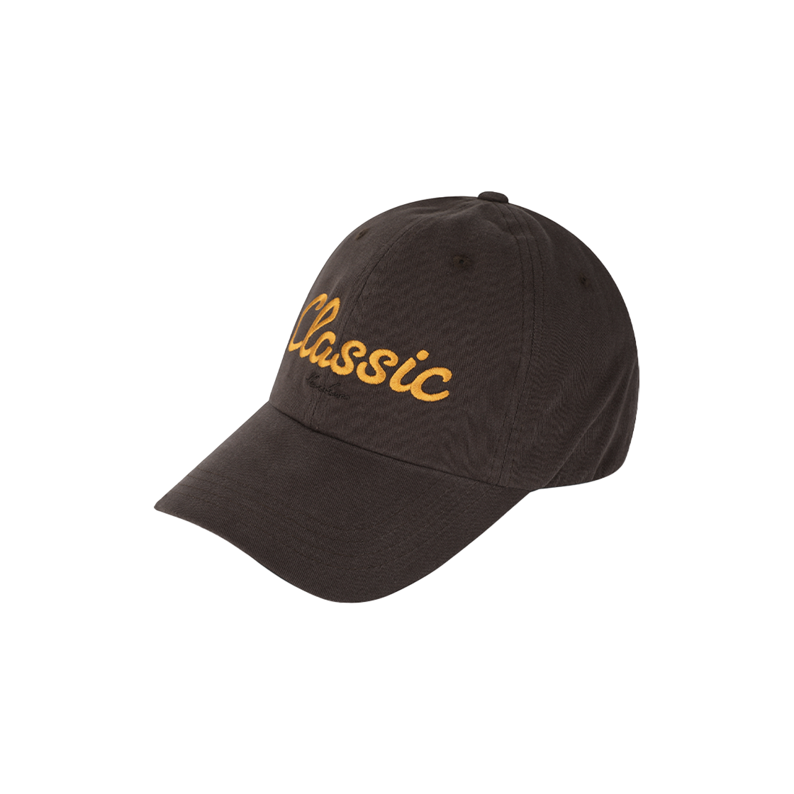 베루툼 BC241B 클래식 로고 바이오 워싱 볼 캡 브라운(VERUTUM BC241B Classic Logo Bio Washing Ball Cap Brown)