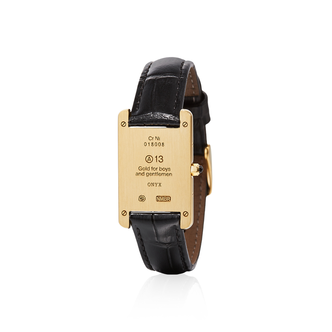 넘버링 #1901 A13 워치 브레이슬릿 블랙/골드(NUMBERING #1901 A13 Watch Bracelet Black/Gold)