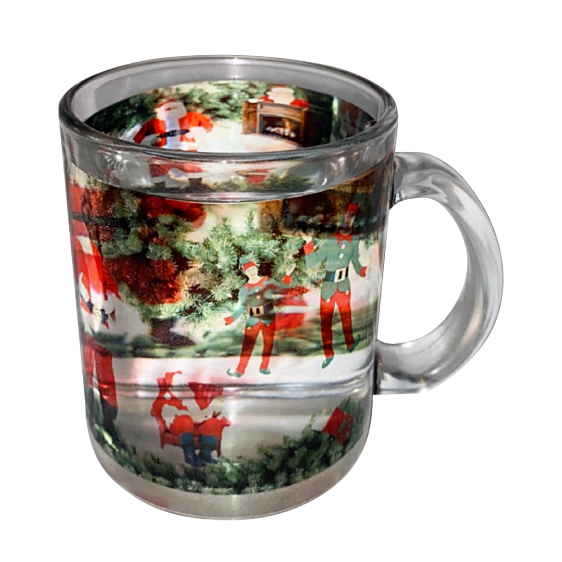 ylwmug249939 [3% 포인트 적립] you like what Santa Tree Glass Mug (Gloss)