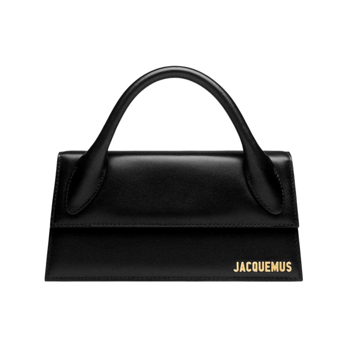 자크뮈스 레 클래식 더 롱 치키토 레더 핸드백 블랙(Jacquemus Les Classiques The Long Chiquito Leather Handbag Black)