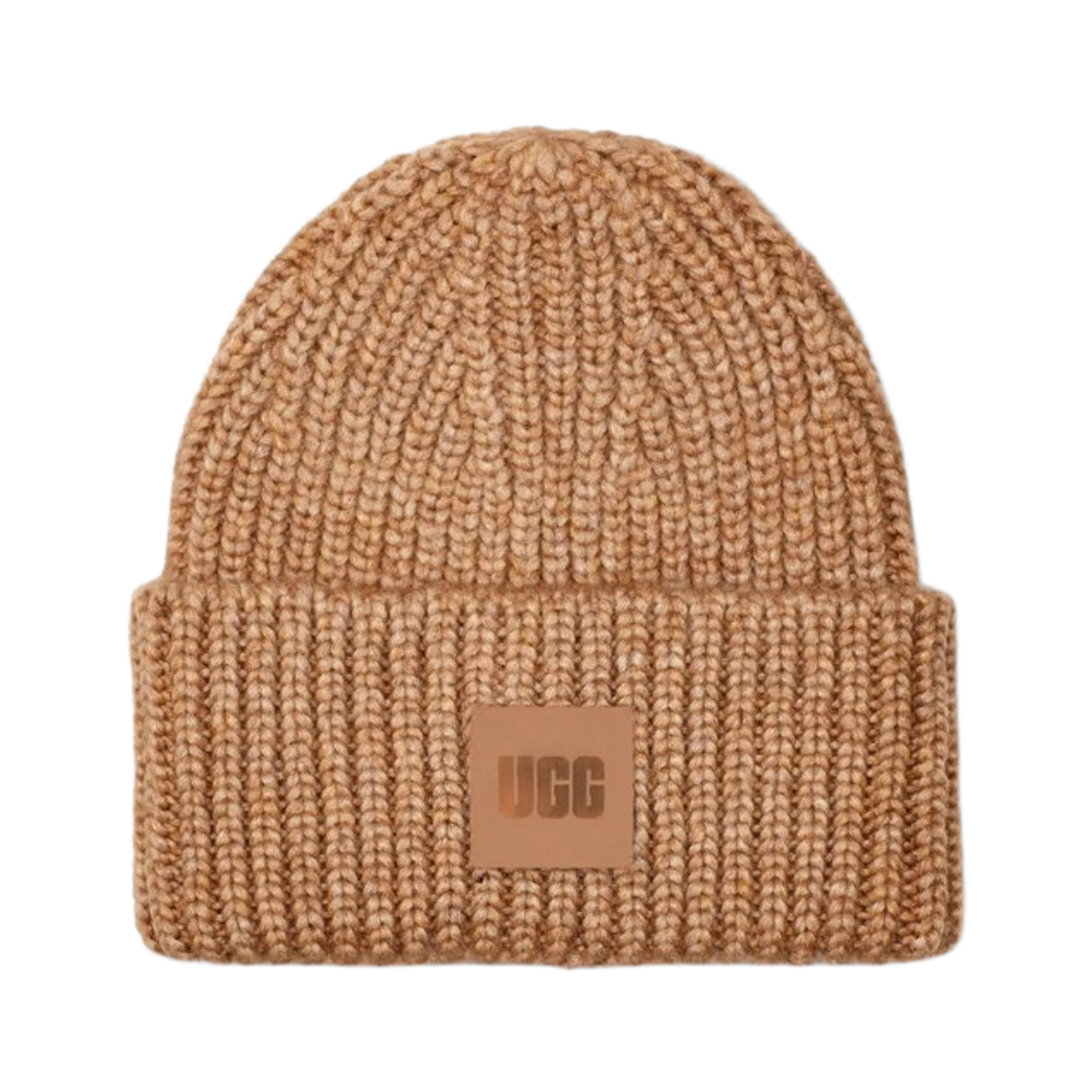 20061-CAM (W) UGG Chunky Rib Beanie Camel