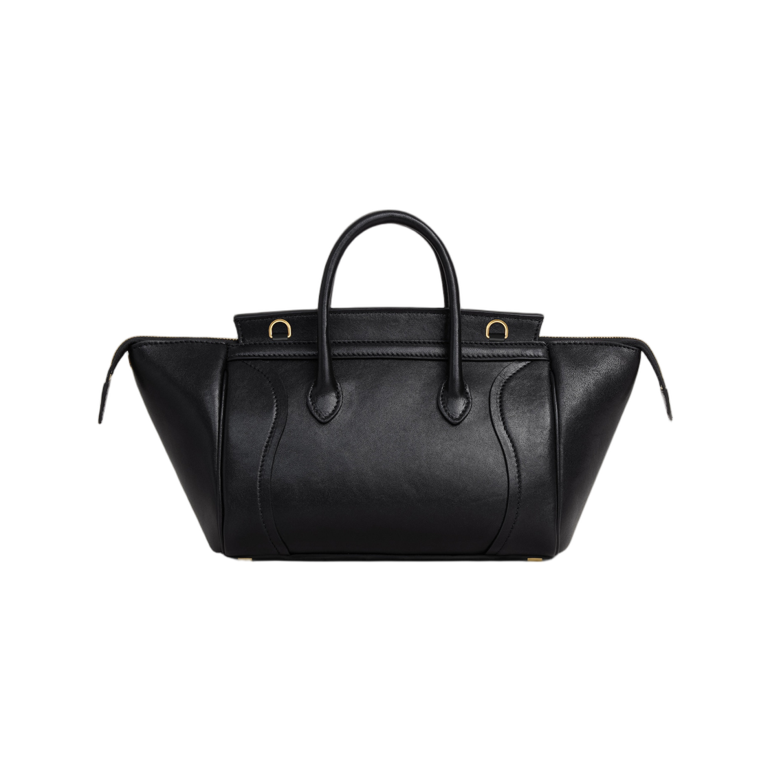 셀린느 스몰 뉴 러기지 서플 샤이니 램스킨 블랙(Celine Small New Luggage in Supple Shiny Lambskin Black) - 3