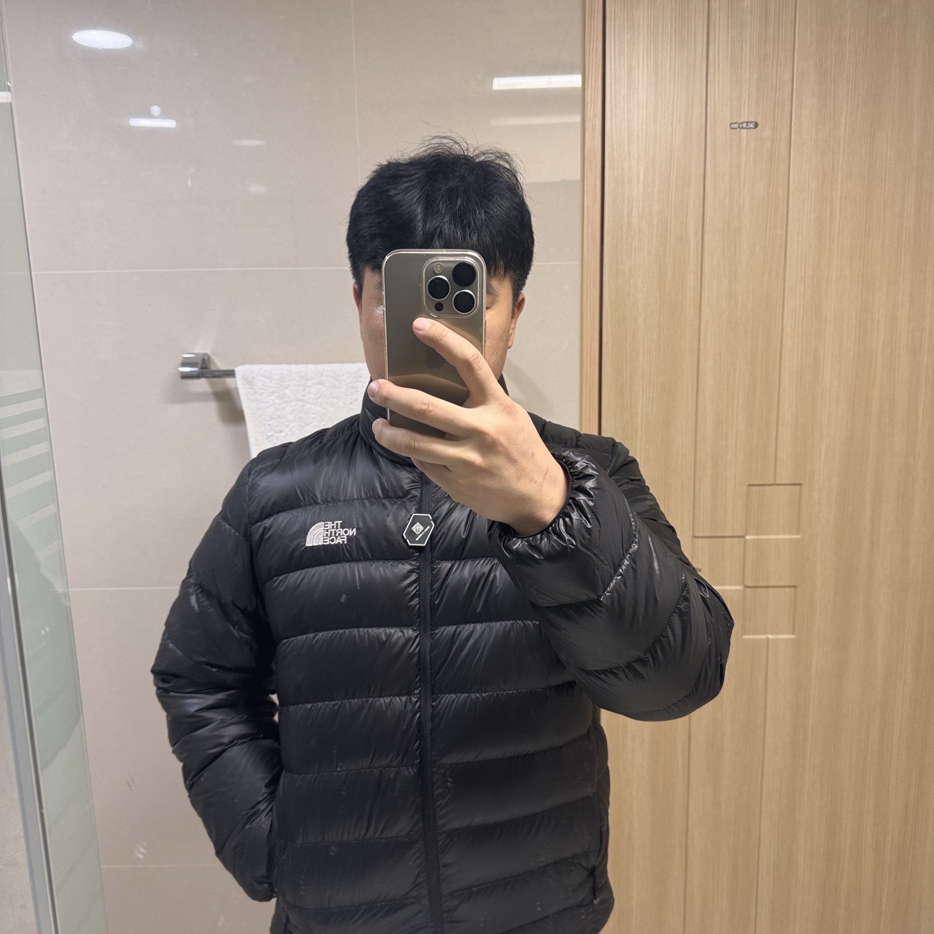 The North Face Matier Down Jacket RDS Black - 25FW 착용 스타일