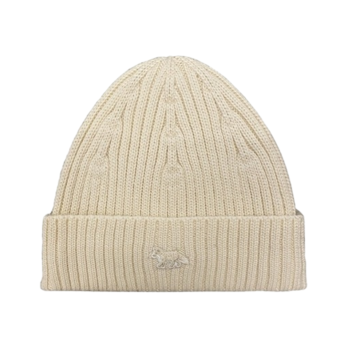 PW06102KT1022-P103 (W) Maison Kitsune Baby Fox Beanie Off White