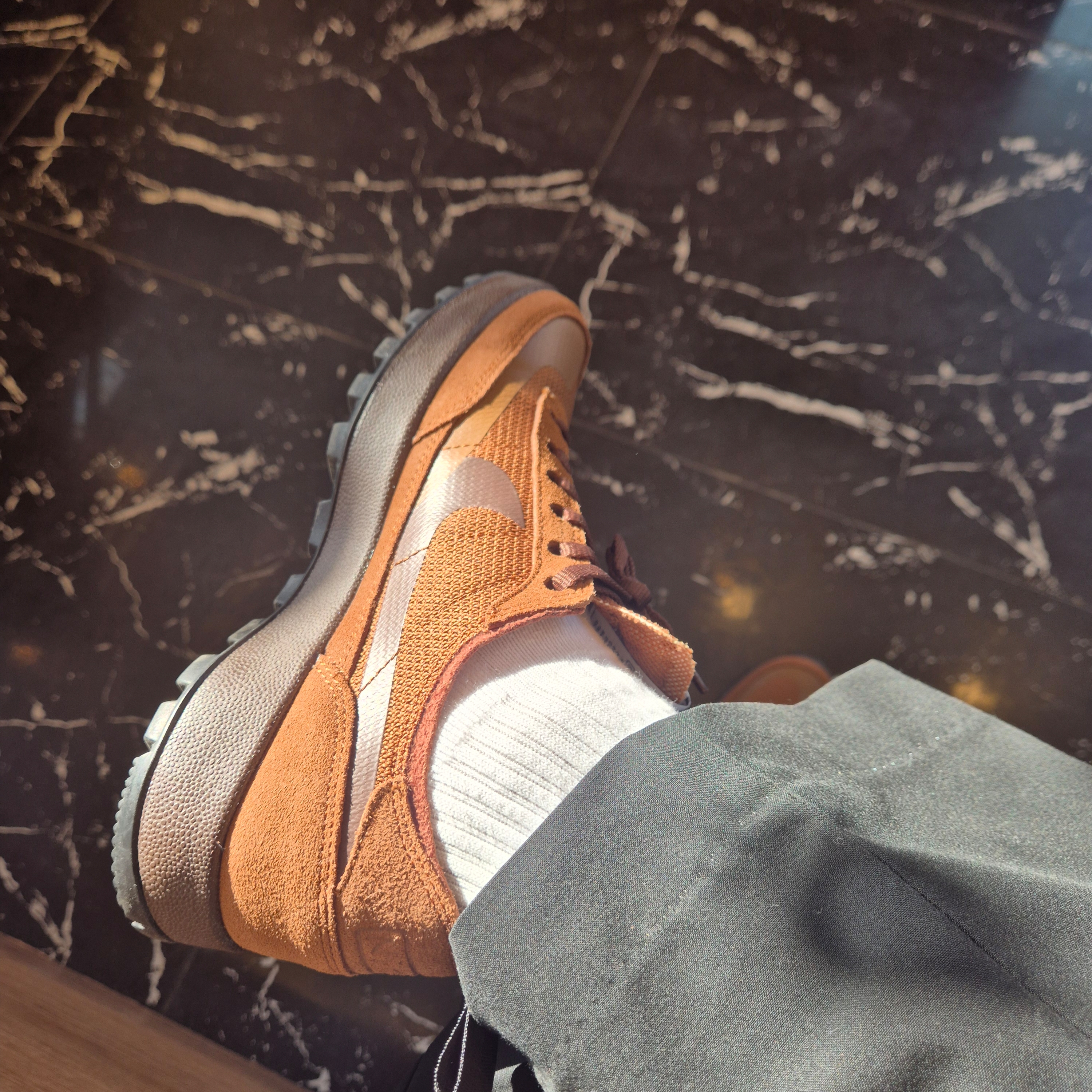 Nike x Tom Sachs General Purpose Shoe Brown 착용 스타일
