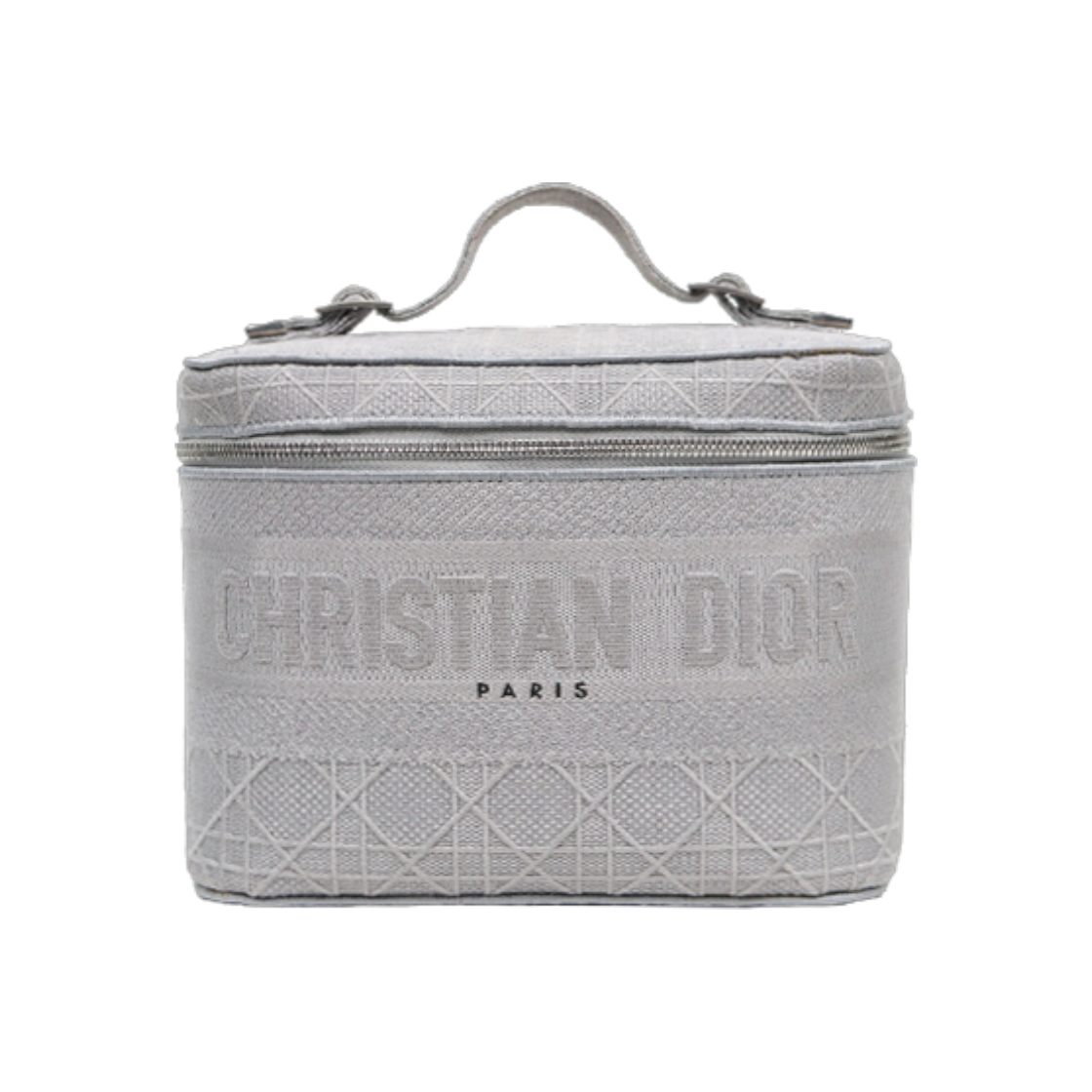 디올 그레이 캔버스 트래블 베니티백 D-A40820(Dior Gray Canvas Travel Vanity Bag D-A40820)