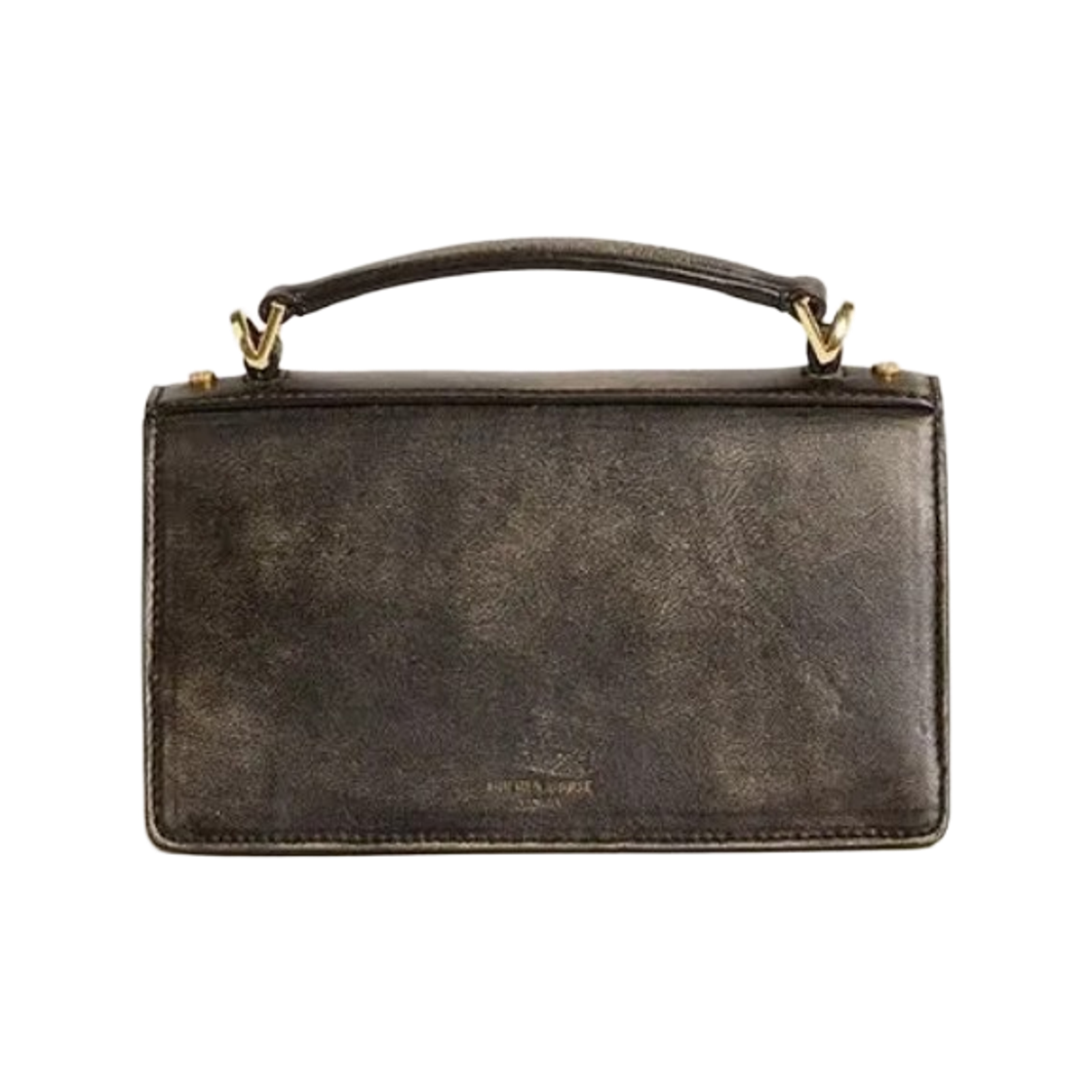 골든구스 골드 디테일 레더 스몰 베네치아 백 블랙(Golden Goose Gold Detail Leather Small Venezia Bag Black) - 2
