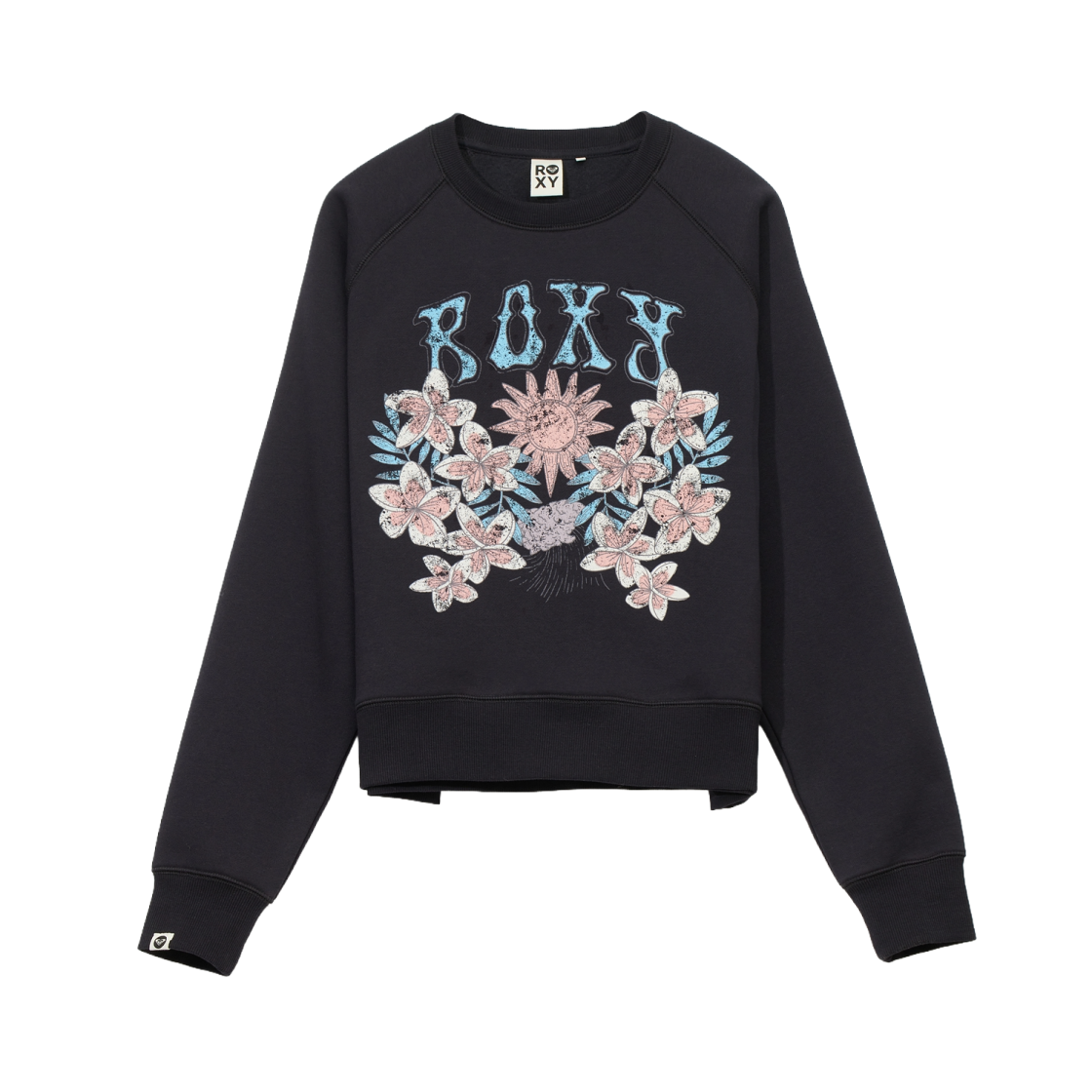 RF31LT059NVY ROXY Flower Print Sweatshirts (RF31LT059NVY)