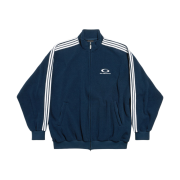 Balenciaga Loop Sports Icon Zip-Up Jacket Navy White