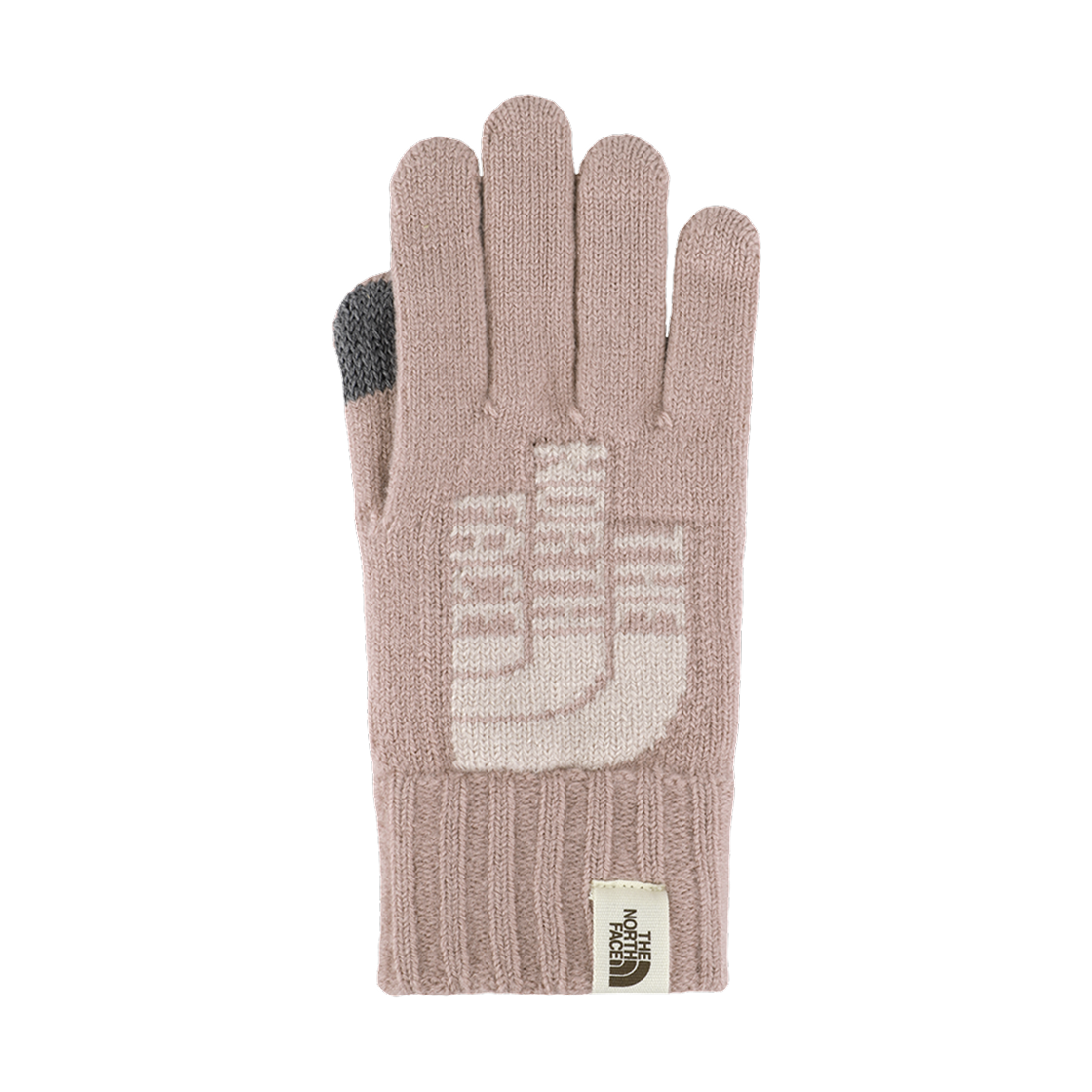 노스페이스 화이트 라벨 멜로우 니트 글러브 그레이시 핑크 - 25FW(The North Face White Label Mellow Knit Glove Grayish Pink - 25FW) - 2