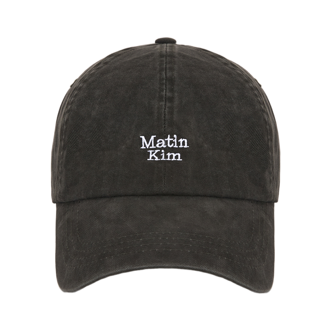 MK2500HT042VCH Matin Kim Matin Mini Logo Ball Cap Charcoal
