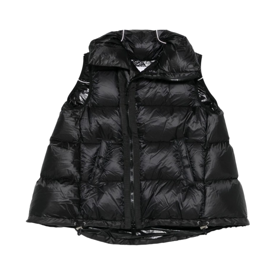 (W) 사카이 퍼퍼 베스트 블랙((W) Sacai Puffer Vest Black)