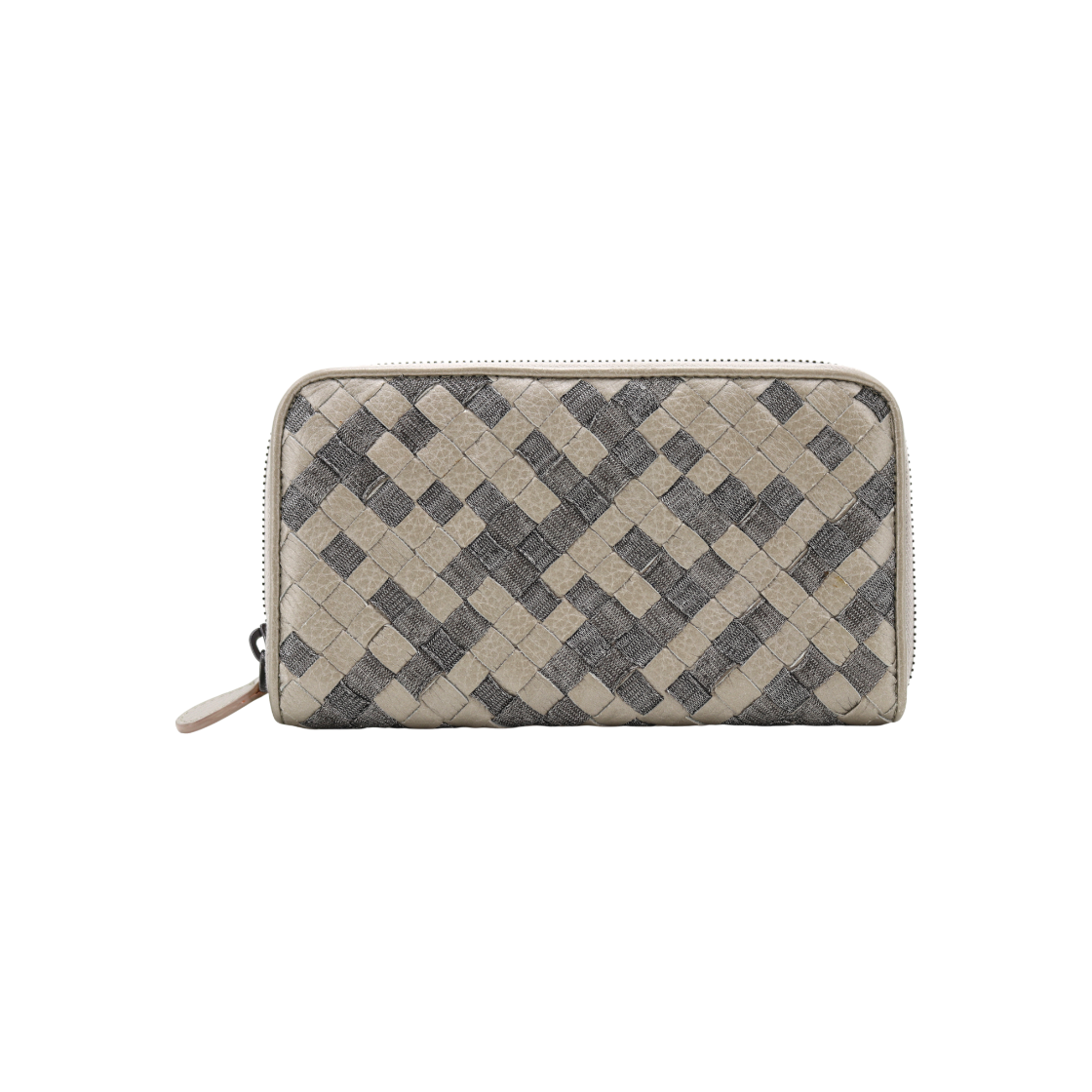 IT9VQBE469DR Bottega Veneta Intrecciato Zip Long Wallet
