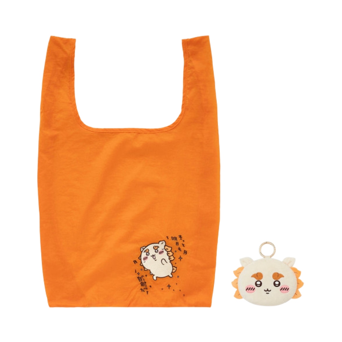 4571609369134 Chiikawa Ecobag & Face Mascot Shisa