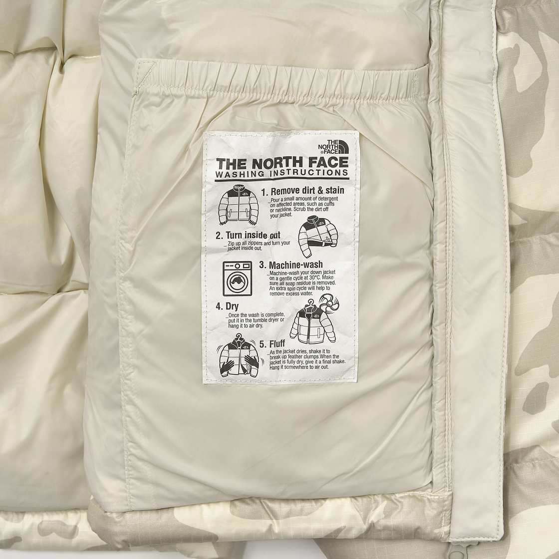 노스페이스 화이트 라벨 노벨티 눕시 다운 자켓 프린트 크림(The North Face White Label Novelty Nuptse Down Jacket P Cream) - 7
