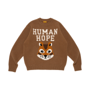 Human Made Human Hope Low Gauge Knit Brown
